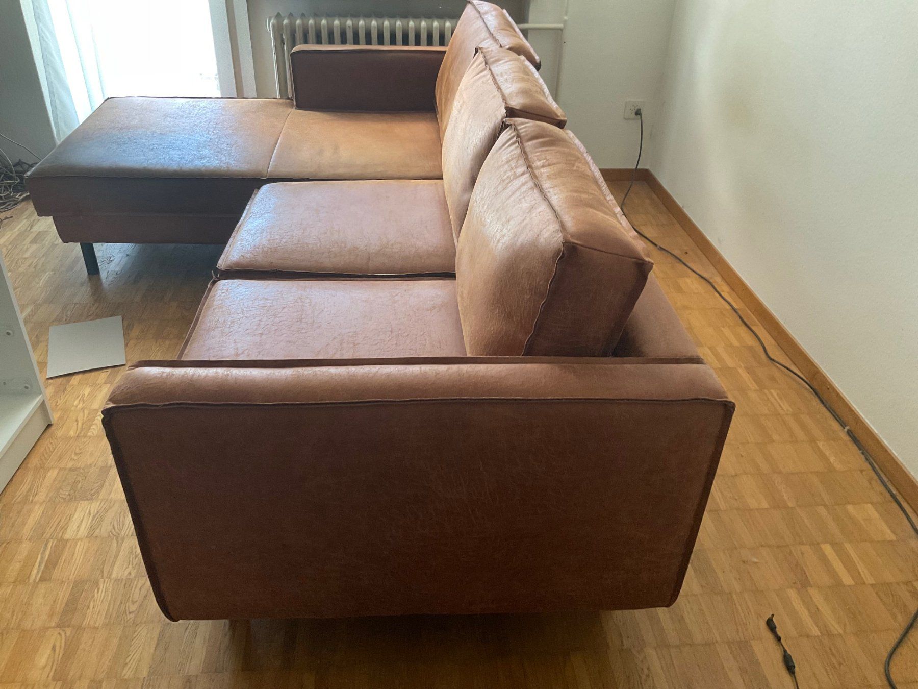 Sofas: Braunes Kunstledersofa – Gebraucht aus Zürich von fdr_q6l7 5