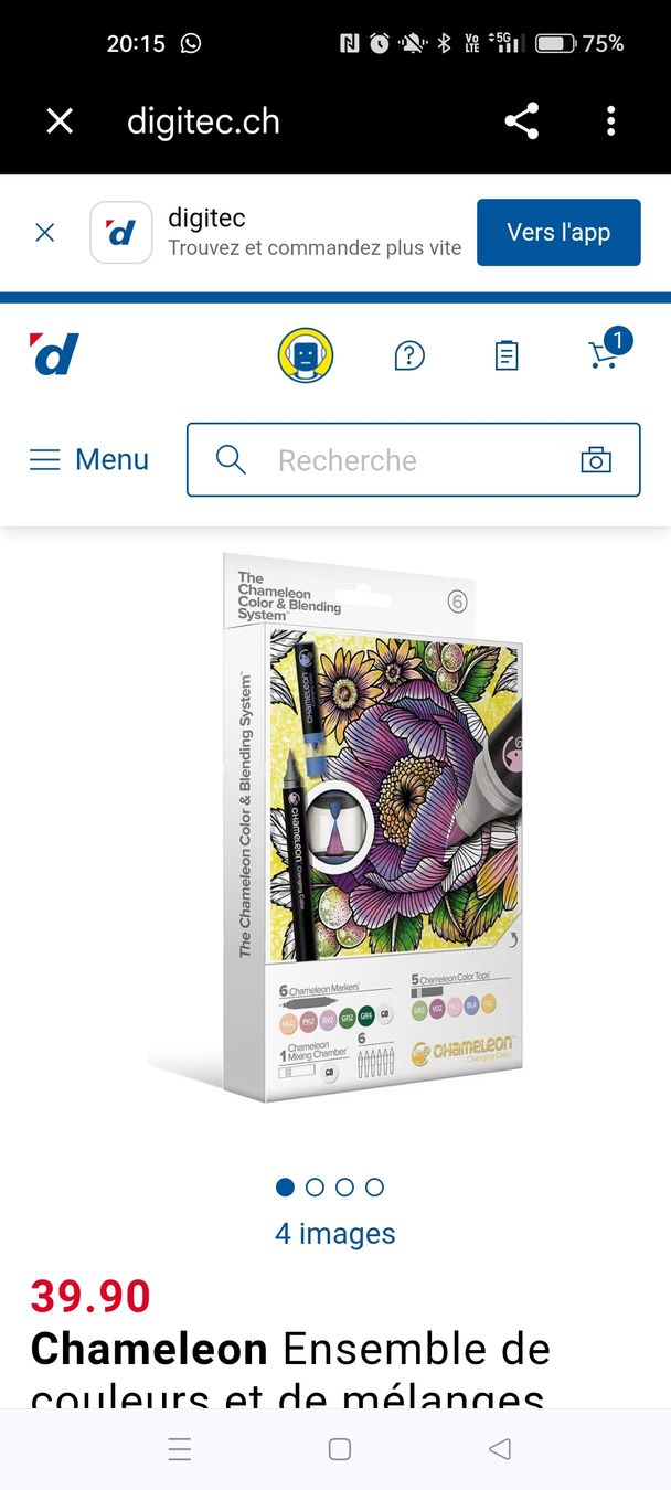 Stifte & Marker: 2 lots de marqueurs à l'alcool CHAMELEON – Neu und originalverpackt aus Morges von Naydeimy1731 2