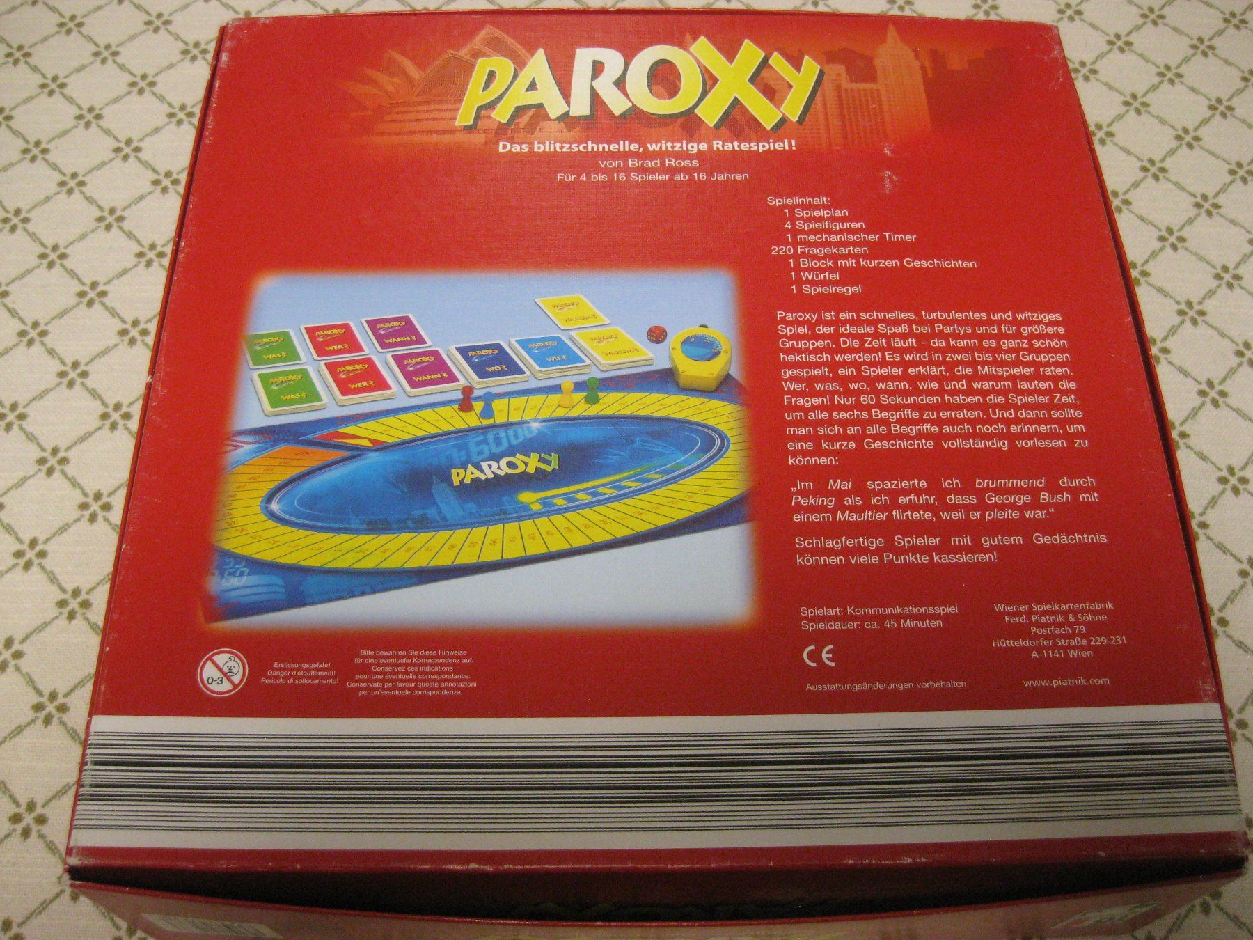 Jeux: Brettspiel PAROXY / Alter +16-99 – D'occasion à Münchenbuchsee par neuwertig-gespart 5