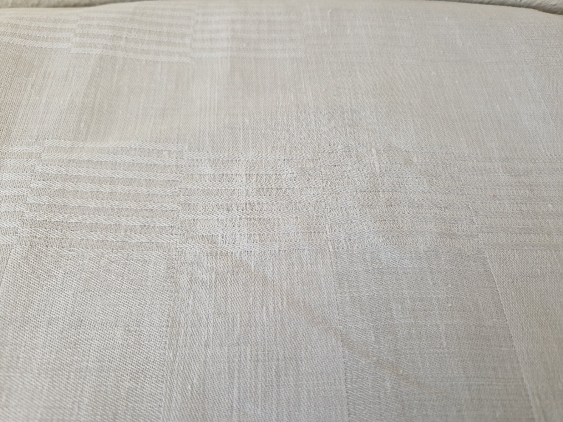Sonstige Tischwäsche: kleine Tischdecke/ Läufer/ Monogramm – Gebraucht aus Bern von Antikbatik 4