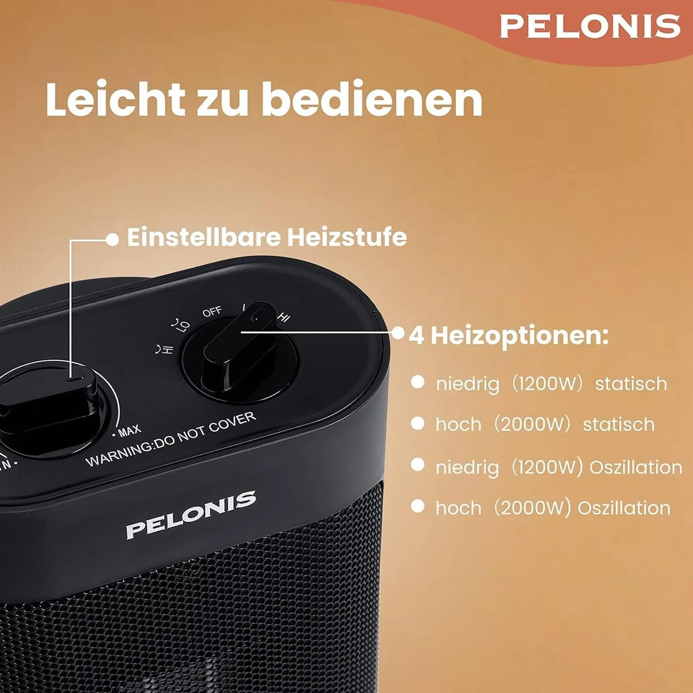 Heizgeräte: Heizlüfter Energiesparend 2000W – Neu und originalverpackt aus Winterthur von aredo 6