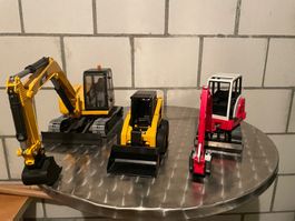 Bruder Bagger Set 3 Stk. guter Zustand