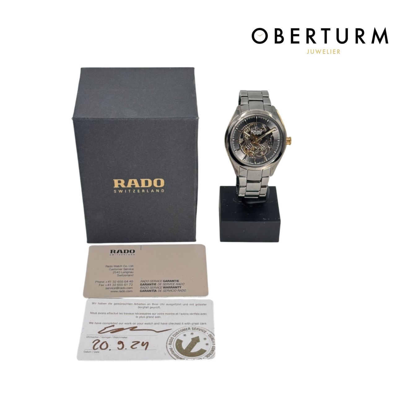Rado Orologi: Rado HyperChrome Automatic Open Heart R32021102 - Pre-Owned – Usato da Brugg AG venduto da Oberturm 5