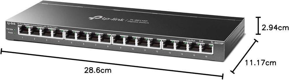Hubs & Switches: TP-Link TL-SG116P Neu und OVP mit Garantie bis 17.07.2026 – Neu und originalverpackt aus Montreux von Sir.Joseph 7