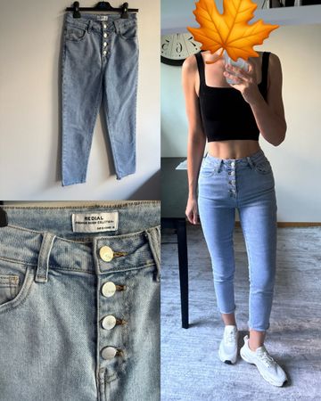 Hochwertige REDIAL Jeans aus Denim – Grösse 36