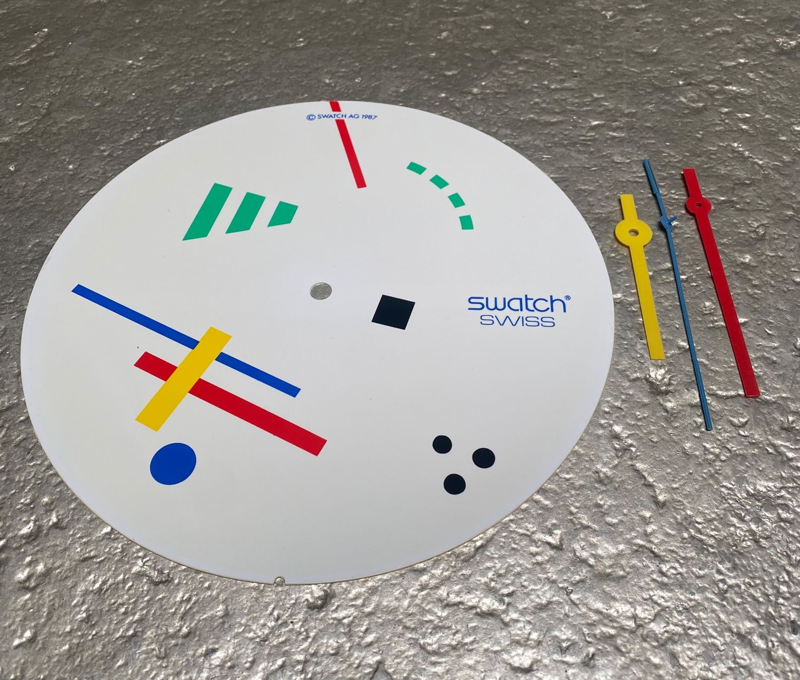 Swatch Orologi: Maxi Swatch VASILY, Zifferblatt und Zeiger – Usato da Biel/Bienne venduto da A_d_ryan