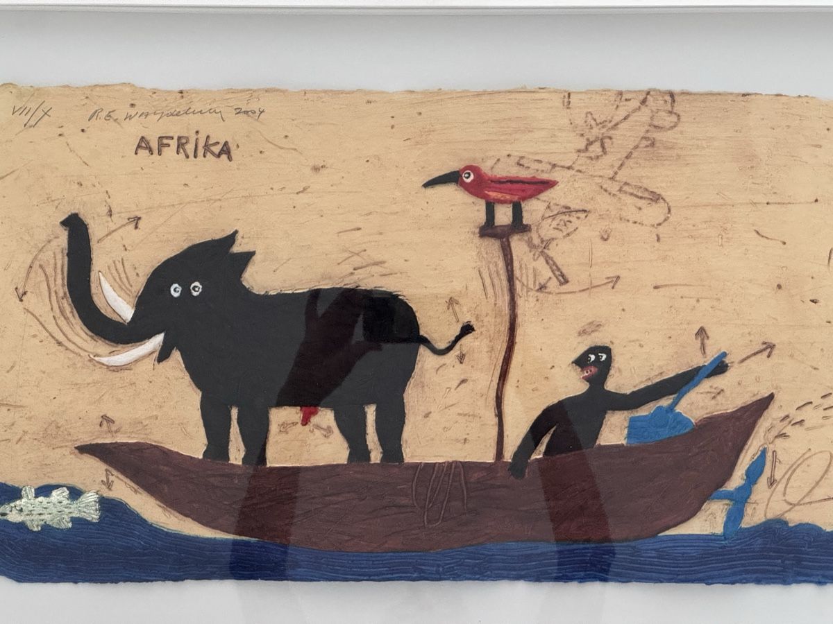 Dipinti: Raymond E. Waydelich "Afrika", – Nuovo (secondo la descrizione) da Locarno venduto da Valermait02 4