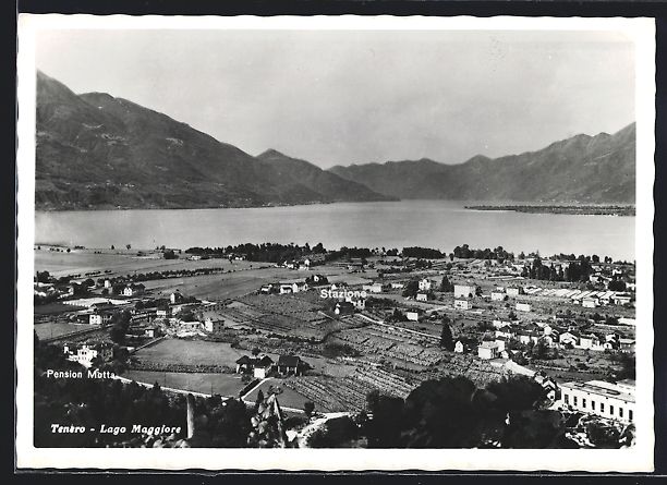 Ansichtskarten: Tenero /Lago Maggiore, Totalansicht mit  – Gebraucht aus Berlin von bartko-reher