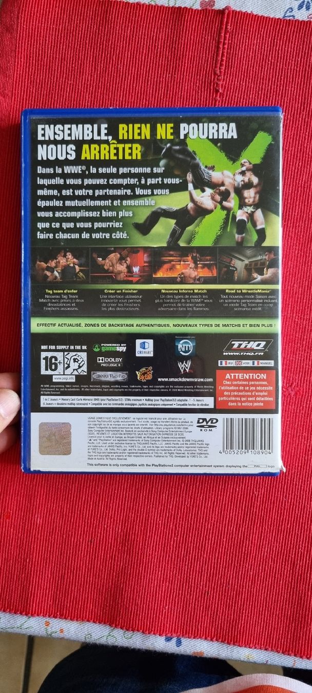 Spiele: WWE Smackdown vs Raw 2009 - Playstation 2 PS2 Game – Gebraucht aus Allschwil von NDSS9483 2