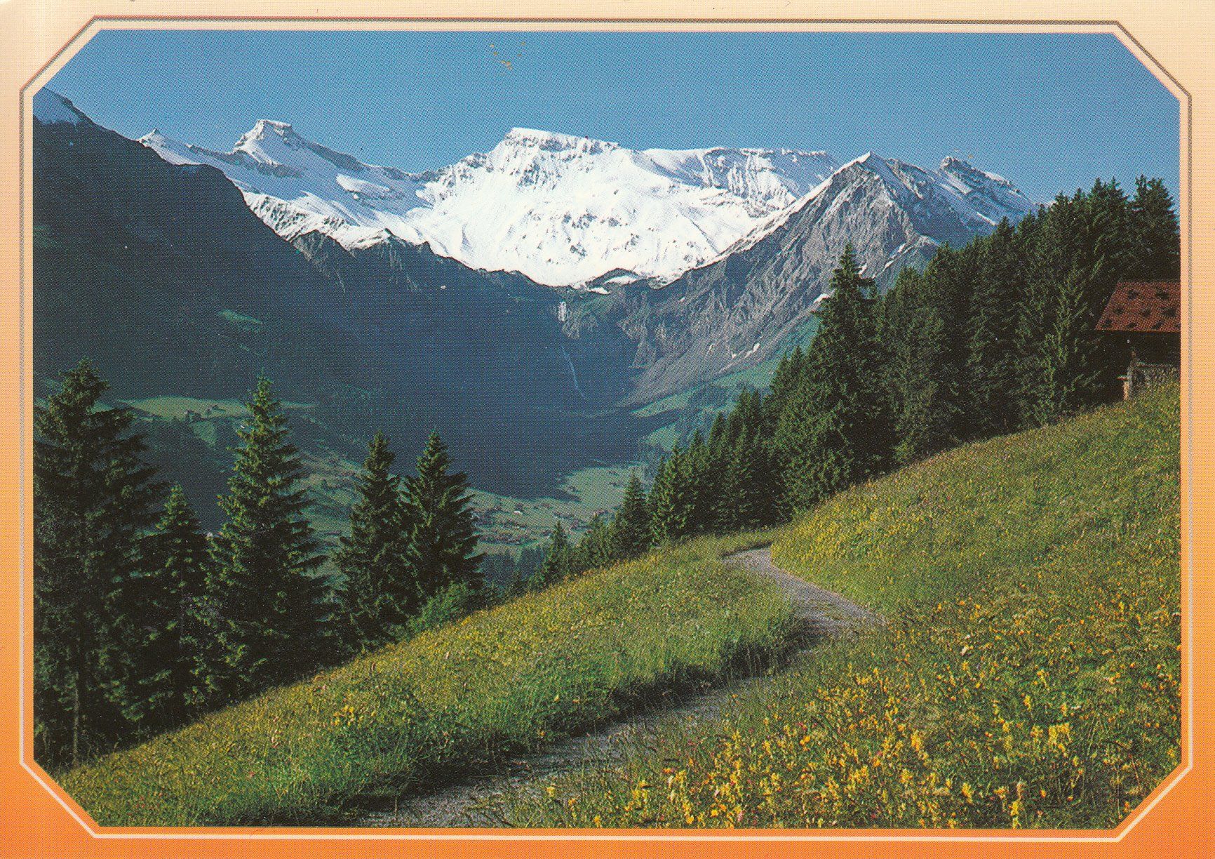 Ansichtskarten: Adelboden Hörnliweg 1991 – Gebraucht aus Bürglen TG von StampGraf