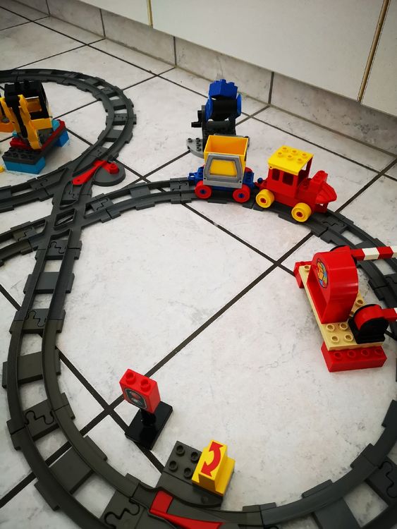(F11) XXL Lego Duplo Eisenbahn mit Baterieantrieb  i.O. 9