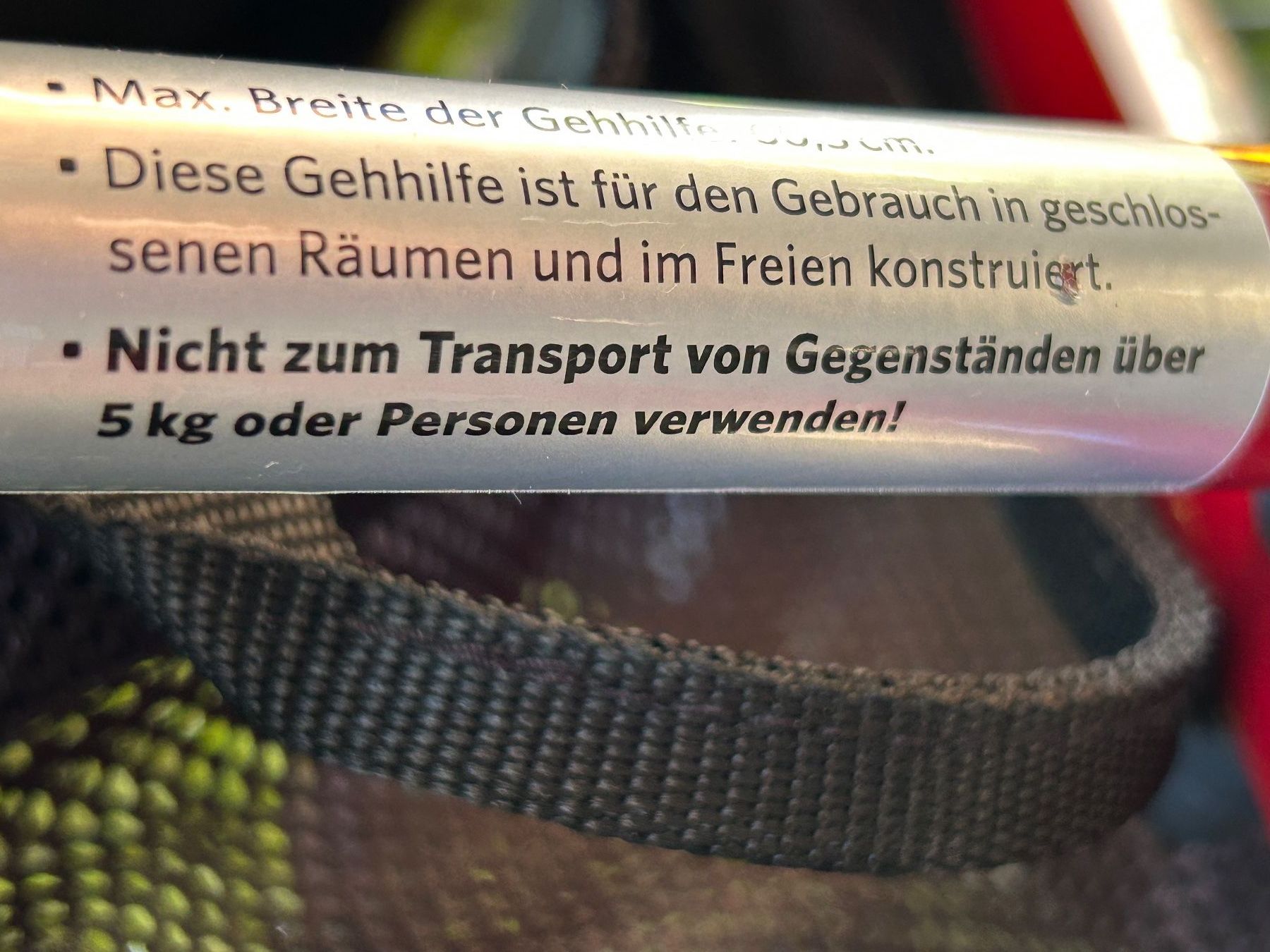 Ausili per la deambulazione: Rollator Russka Elan plus anthrazit/dunkelrot – Usato da Kirchdorf AG venduto da ColorPurple 5