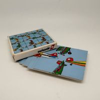 Puzzle Swissair Flugzeuge mit Box - Memorabilia 80er Jahren