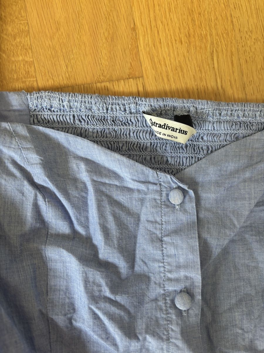 Stradivarius Camicette: Stradivarius Bluse Hellblau, Gr. M – Usato da Kriens venduto da len_5bvs 1