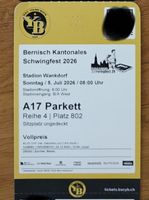 1 X Ticket für Bernisch Kantonales Schwingfest 2026 