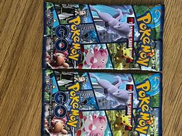 2x Pokémon GO Booster Packs – Original & Versiegelt