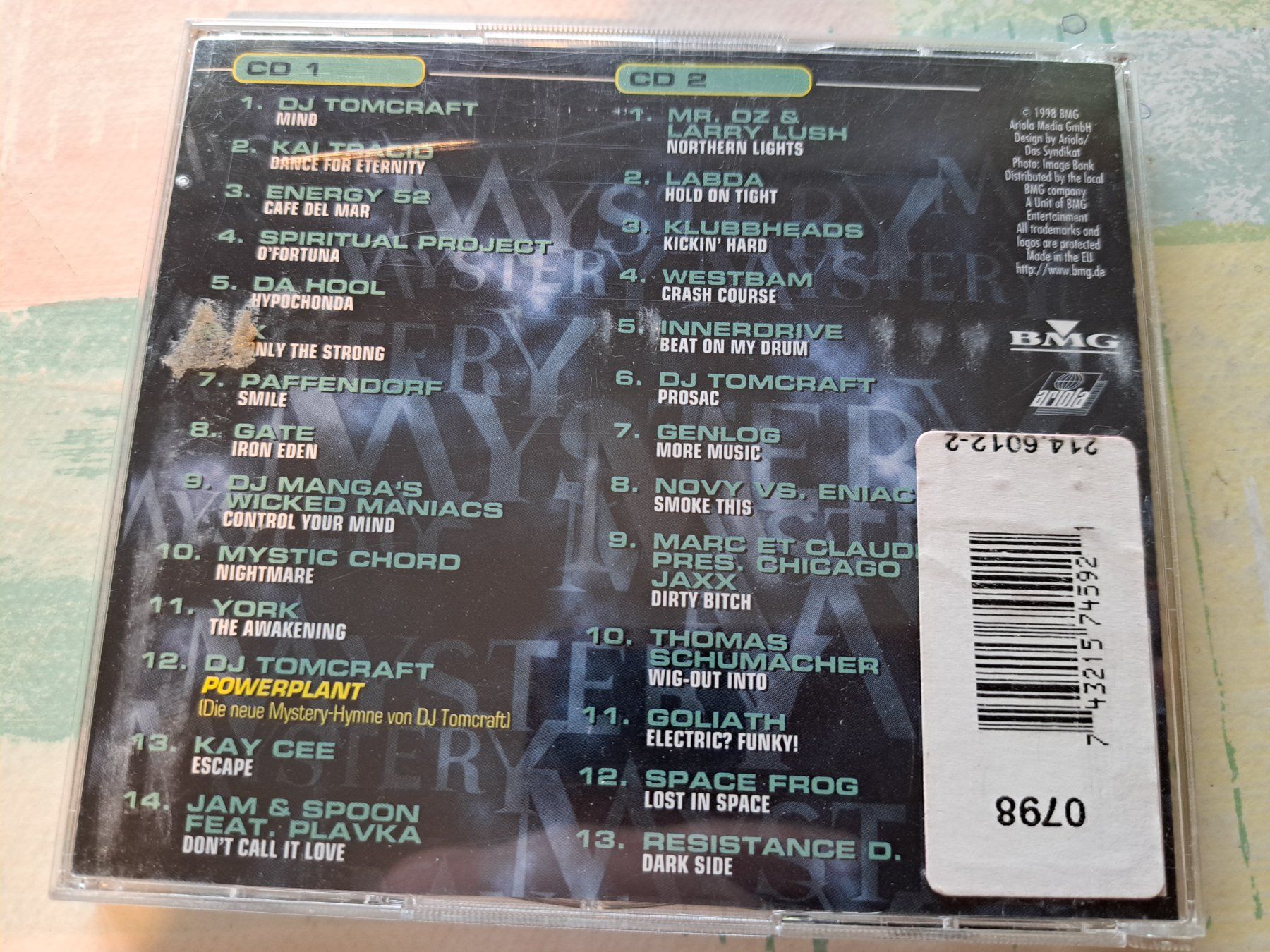 CDs: Cd Dj Tomcraft - Mystery trance  – Gebraucht aus Pully von bro_n52j 1