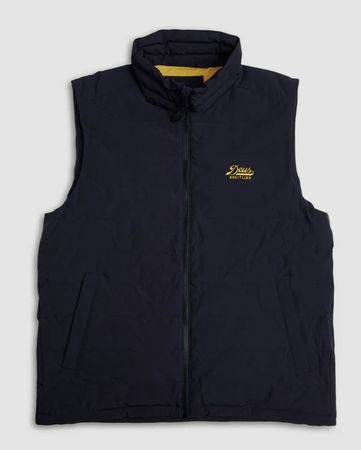 Deus Ex Machina x Breitling Puffer Vest, Black, Size S