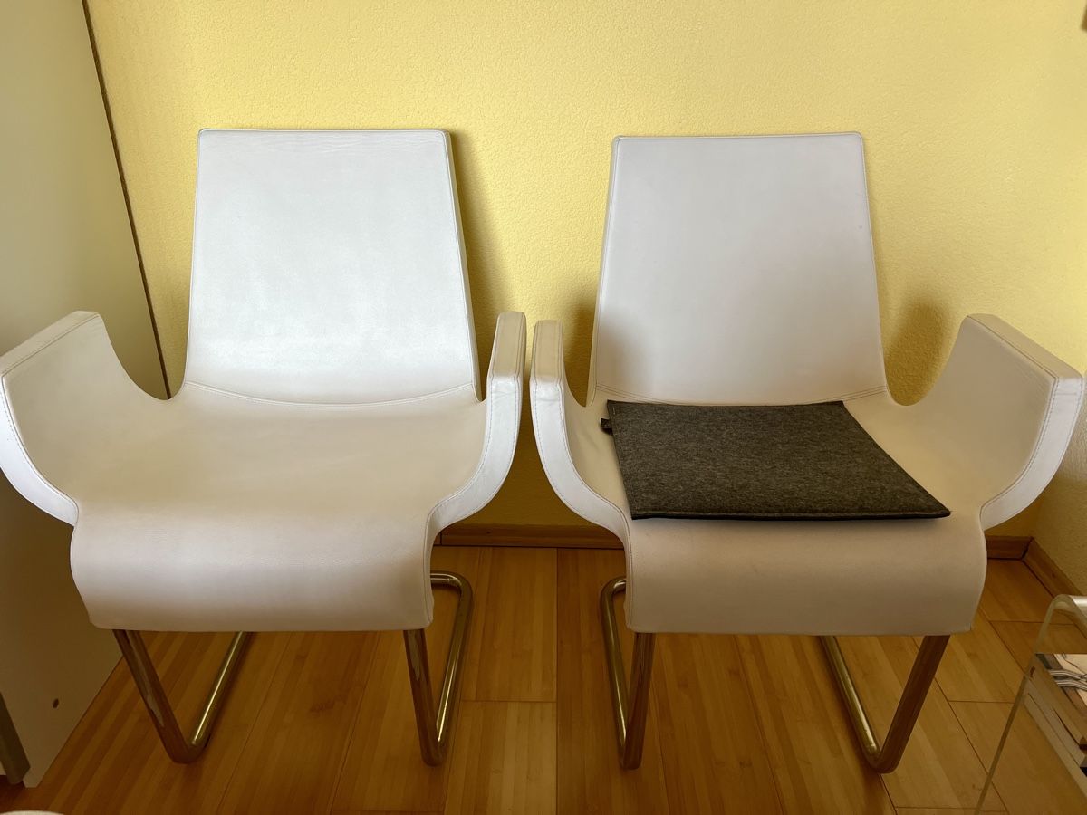 Poltrone: 2 Stk. Bonaldo Designer Lederstühle – Usato da Bonaduz venduto da Malves10 1
