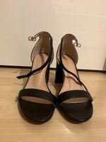 Sandaletten mit Absatz Schwarz Damen
