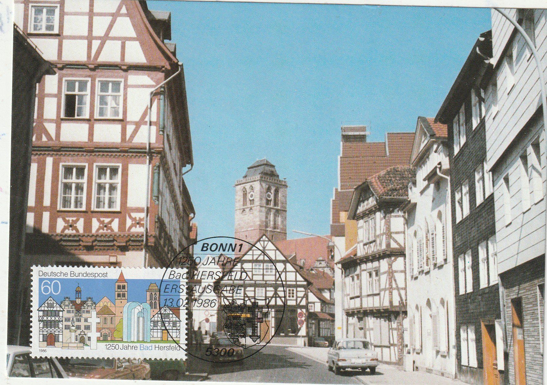 Ansichtskarten: 2 Karten Bad  Hersfeld – Gebraucht aus Lumbrein von made02