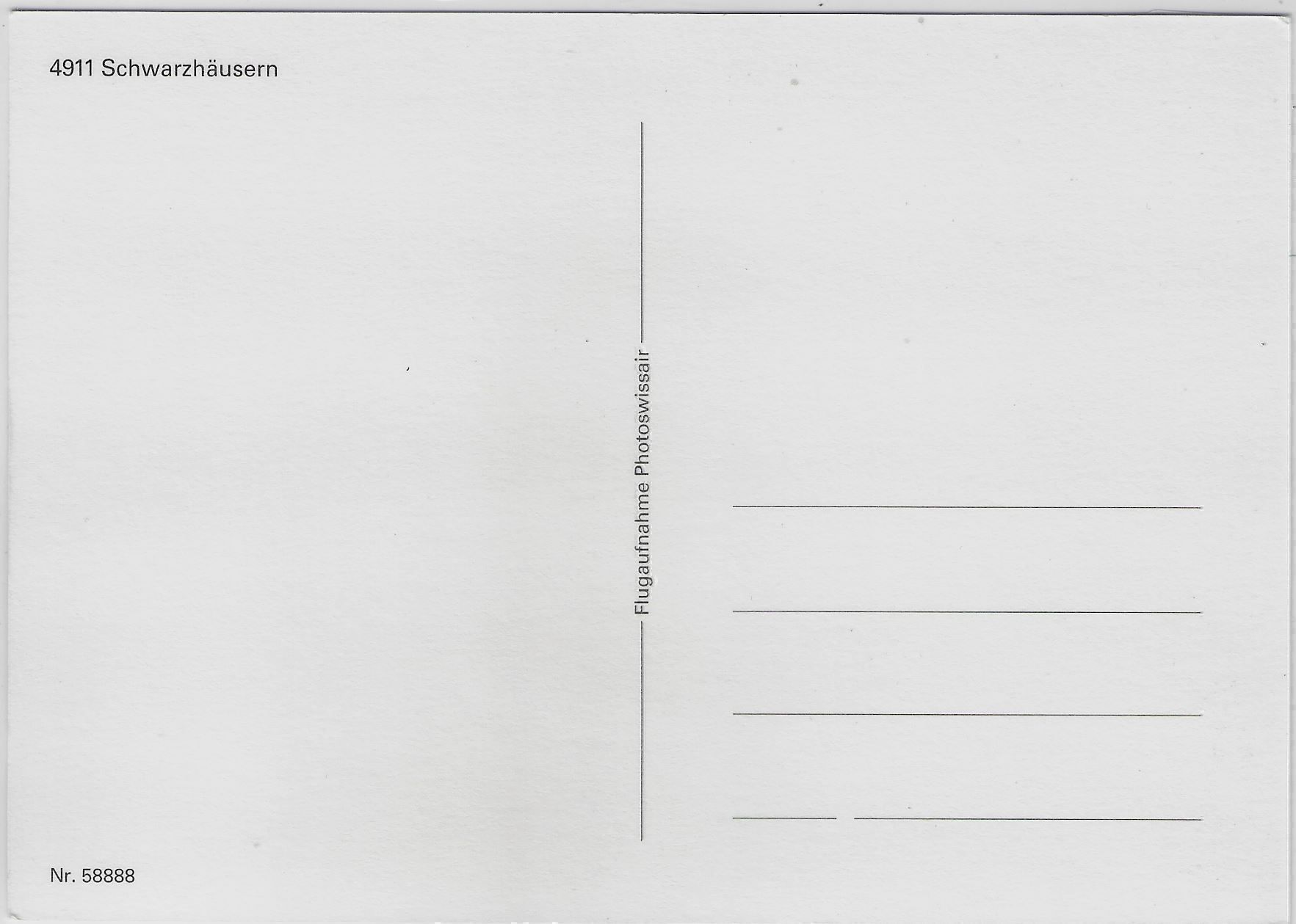 Cartoline postali: Flugaufnahme Schwarzhäusern BE – Antico da Ettingen venduto da Kartenplanet 1