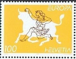 64 x Hans Erni  "Freiheit" a 1.-