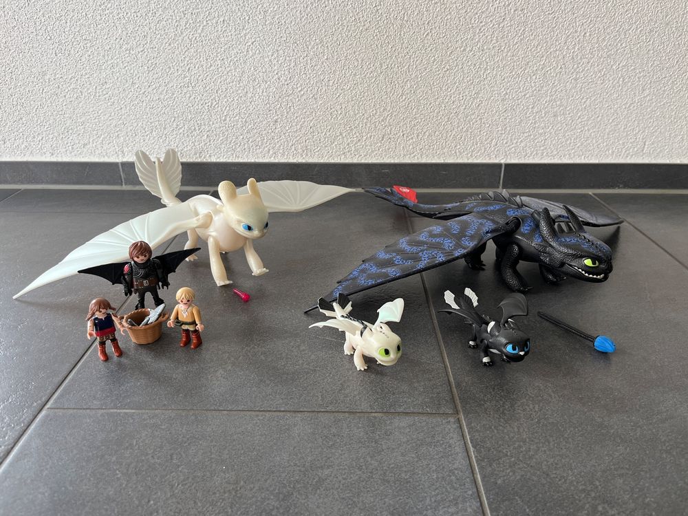 Playmobil Dragons mit Ohnezahn und Tagschatten | Kaufen auf Ricardo