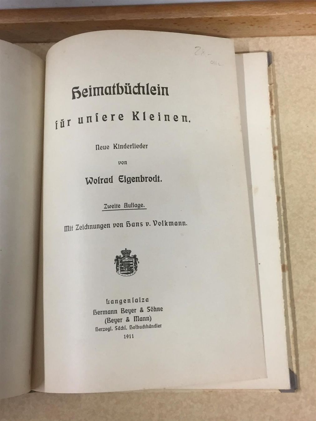 Libri: EIGENBRODT Wolrad; Heimatbüchlein 1911 – Antico da Bern venduto da Jwpm66 1