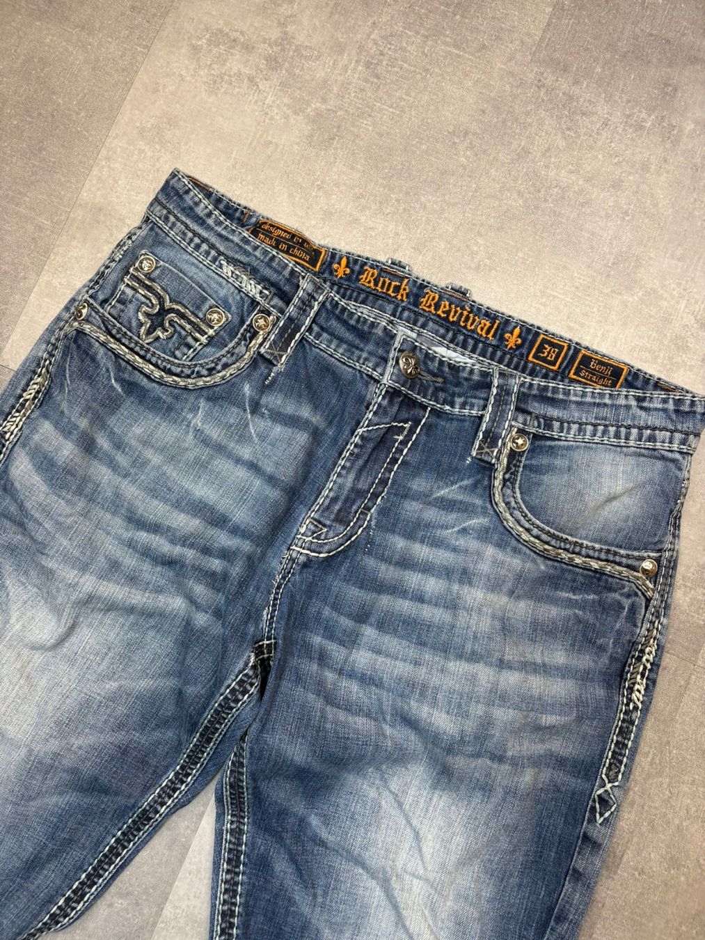 Jeans: Rock Revival Bootcut Flared Jeans - Grösse XL – Usato da Werdenberg venduto da hase.vintage 3