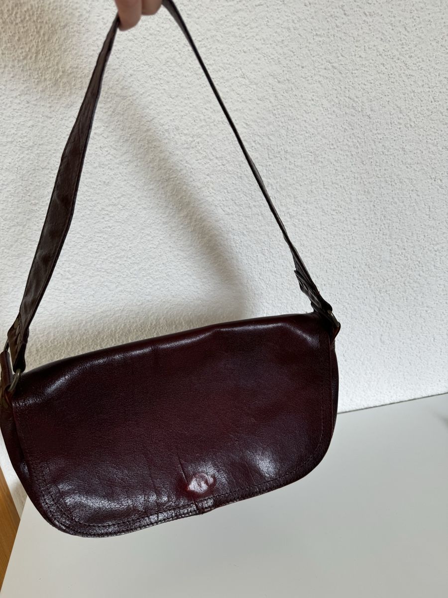 Borse: Vintage Leather Shoulder Bag MNG Mango – Usato da Sion venduto da sof_97f5 1