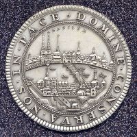 Gedenkmedaille Doppeltaler Basel "1958"