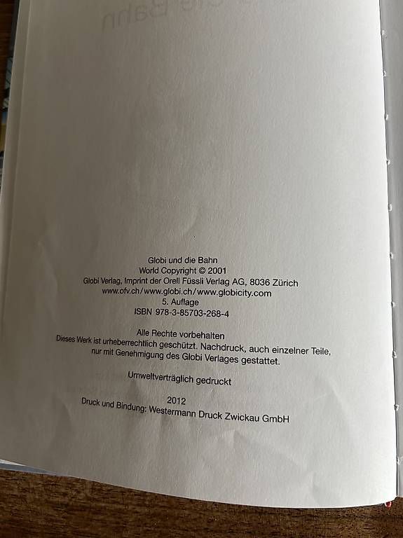 Libri: Globi und die Bahn – Usato da huttwil venduto da Chira2015 1