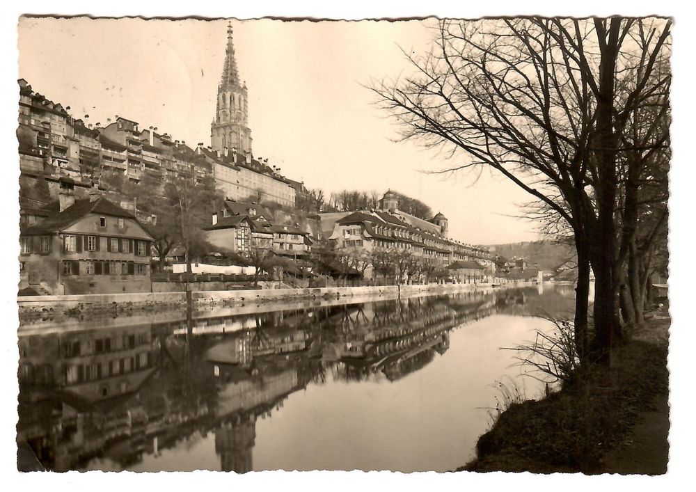 Ansichtskarte vom Matten-Quartier in Bern von 1953 | Kaufen auf Ricardo