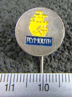 PLYMOUTH AUTO LOGO ABZEICHEN ANSTECKNADEL OLDTIMER VINTAGE