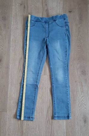 Schöne Jeggings hellblau von KIDS Gr. 128