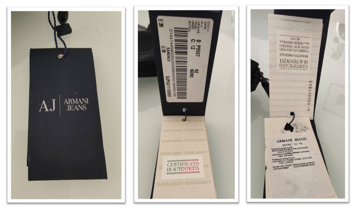 Armani Scarpe da donna: Armani Jeans Sandalen Gr. 39 / 10cm Absatz – Nuovo (secondo la descrizione) da Rancate venduto da Solo_cose_belle 9