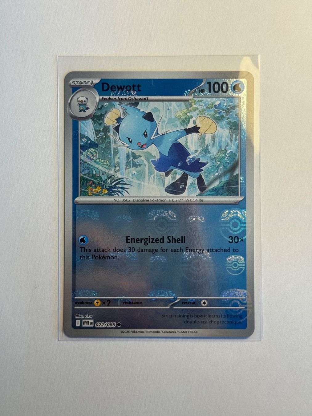 Pokémon Carte collezionabili: Pokémon Dewott Masterball 022/086 – Usato da Münsingen venduto da mar_n5jw