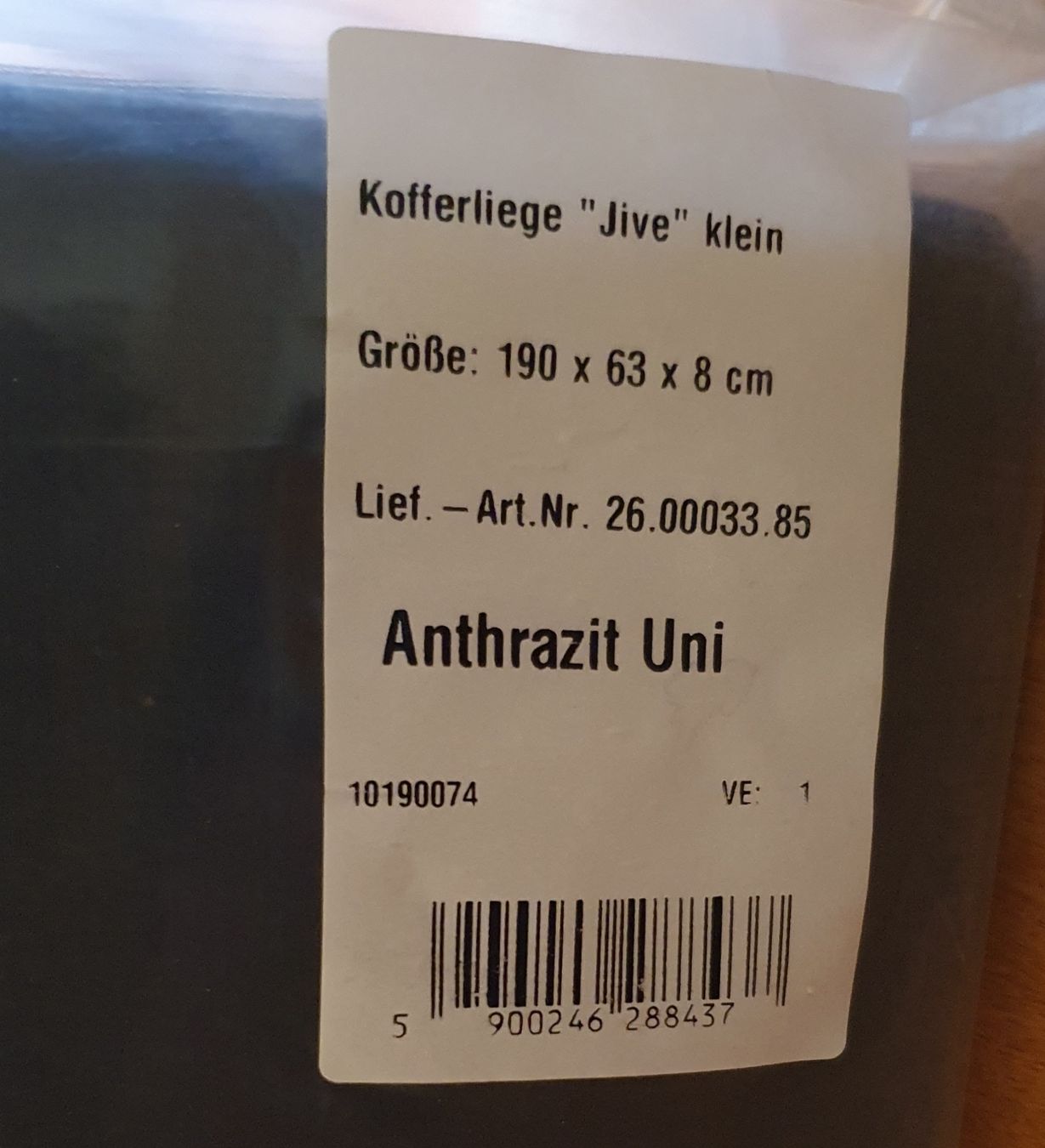 Pfister Sedie a sdraio: Kofferliege 'Jive' klein von Pfister – Usato da Zofingen venduto da Sammelsurium92