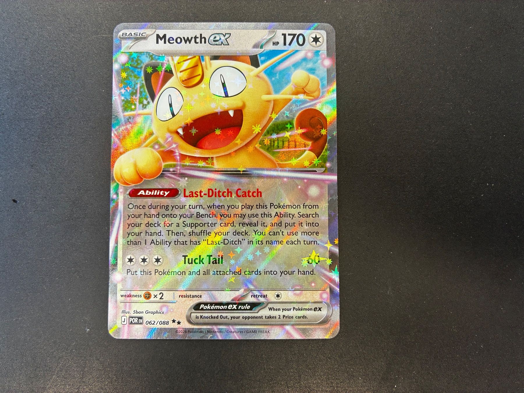 Pokémon Carte collezionabili: Meowth EX 062/088 - Perfect Order - en – Nuovo (secondo la descrizione) da Hütten venduto da yve_tf69