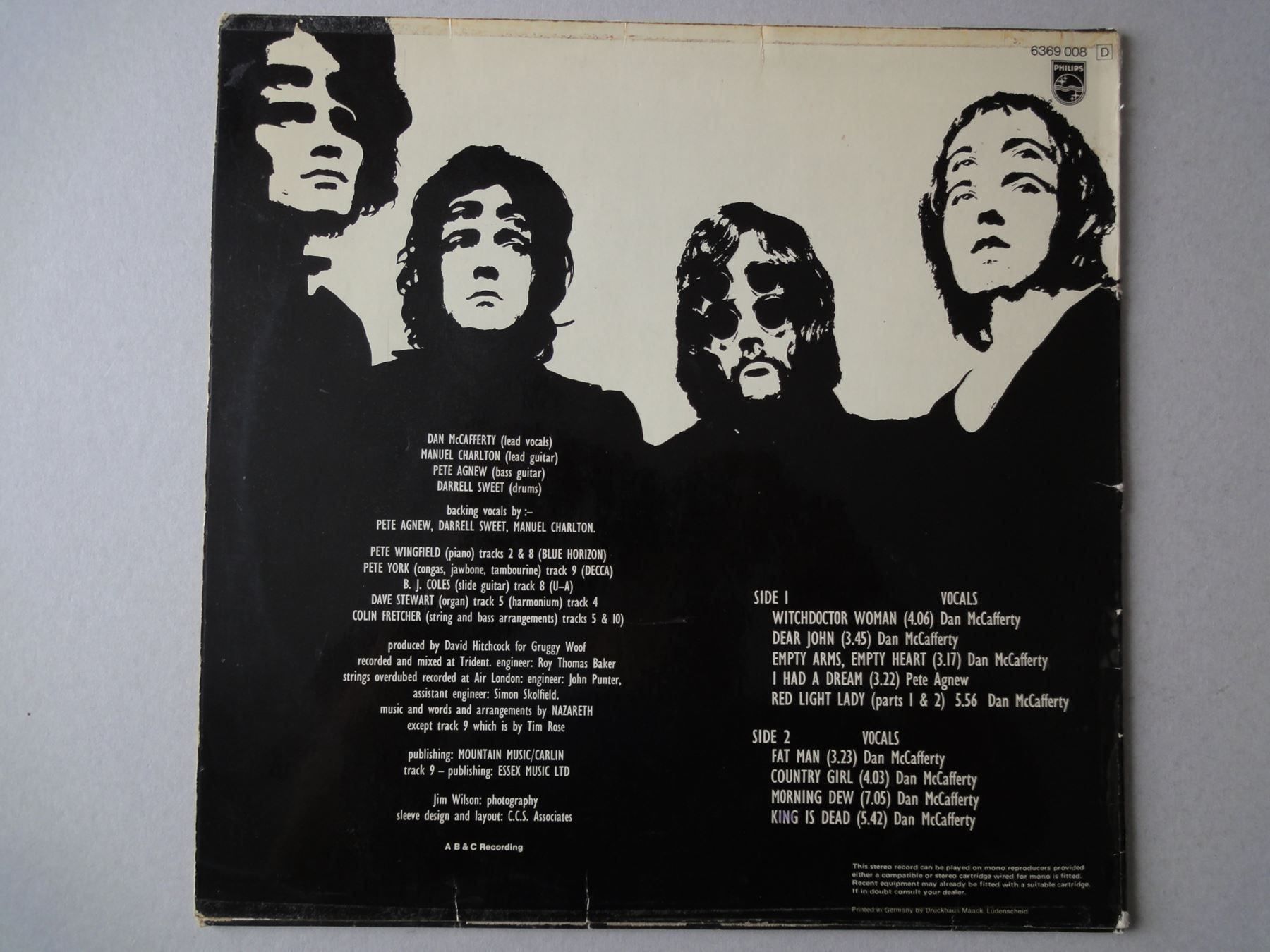 Dischi in vinile: Nazareth - Philips 6369008  - LP – Usato da Chur venduto da omonia 1