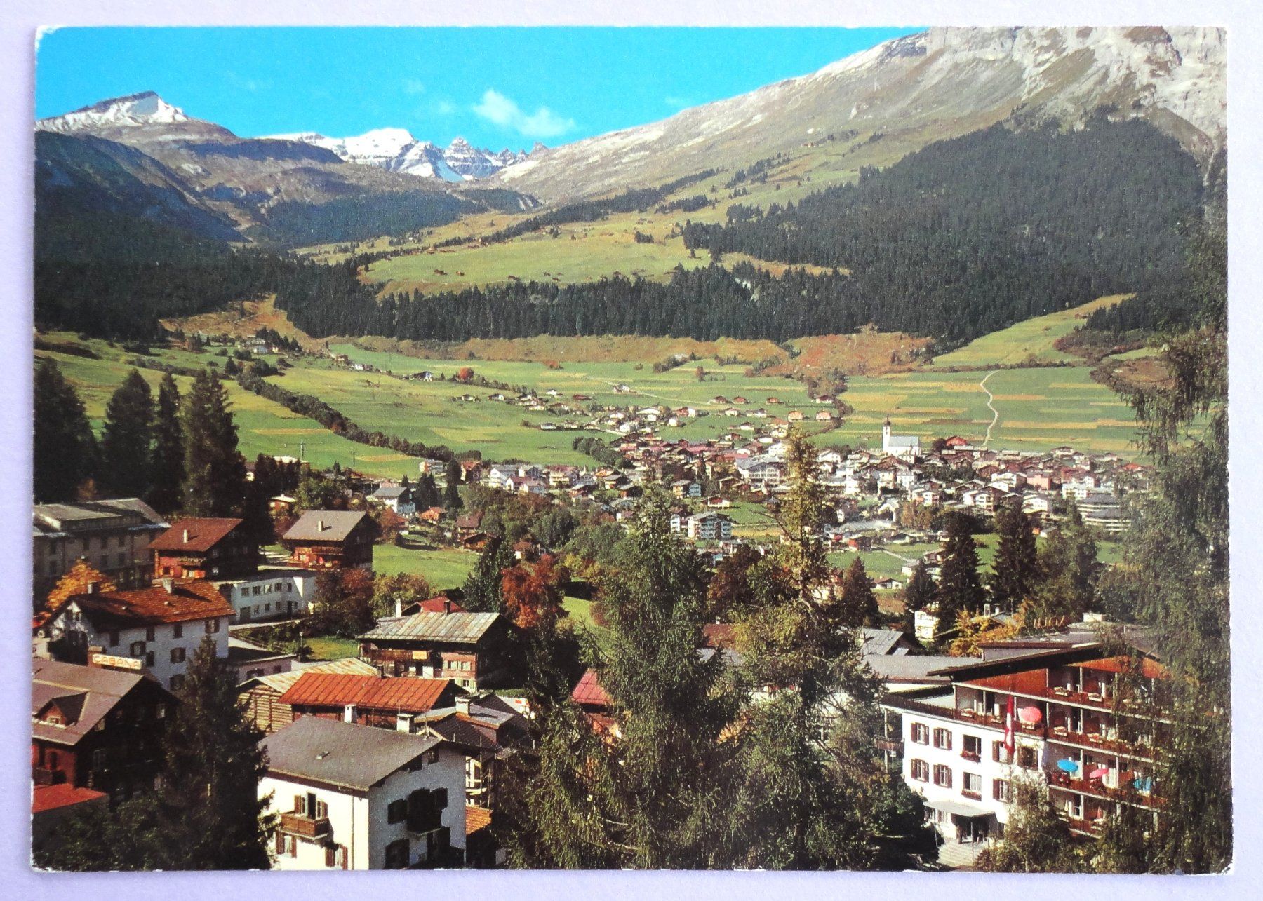 Cartoline postali: Flims-Waldhaus und Dorf – Usato da Fétigny venduto da Billy2miny