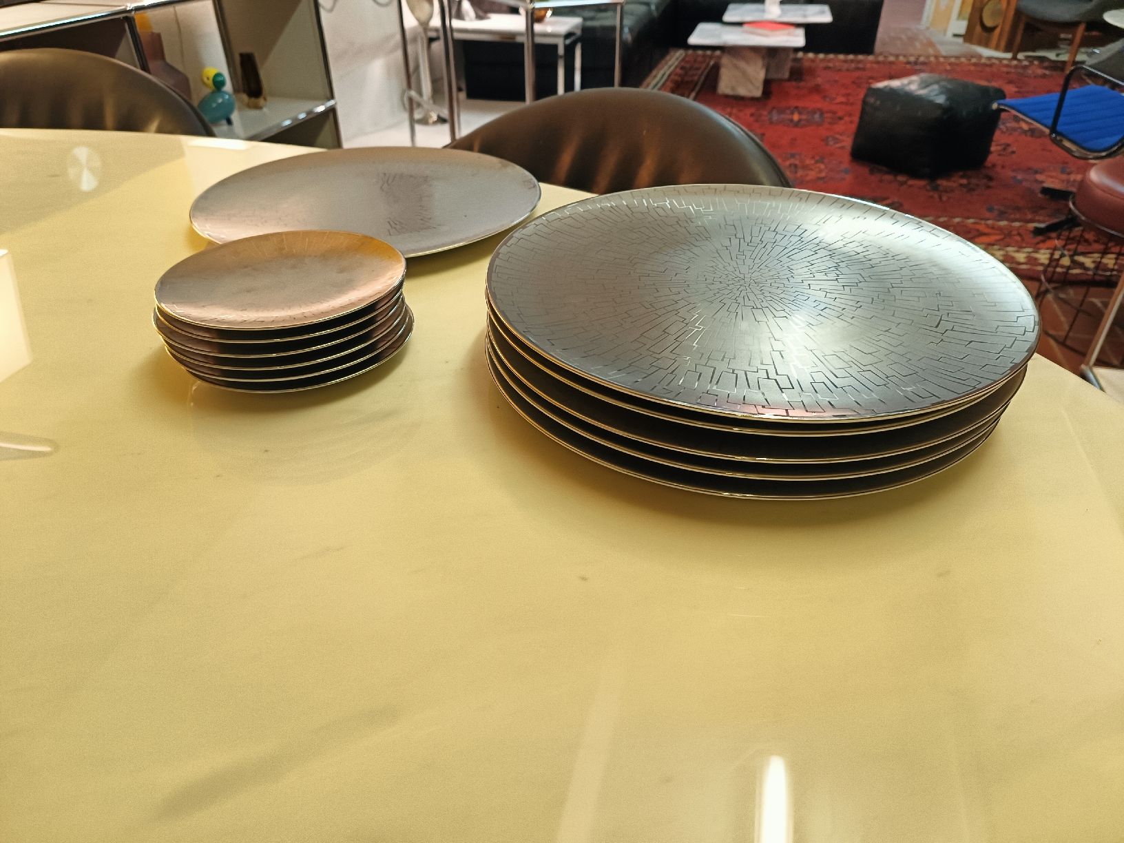 Rosenthal Piatti: Rosenthal Studio-Line Teller, Vintage, Made in Germany 6+6 – Usato da Winterthur venduto da style-and-design.zrh 1