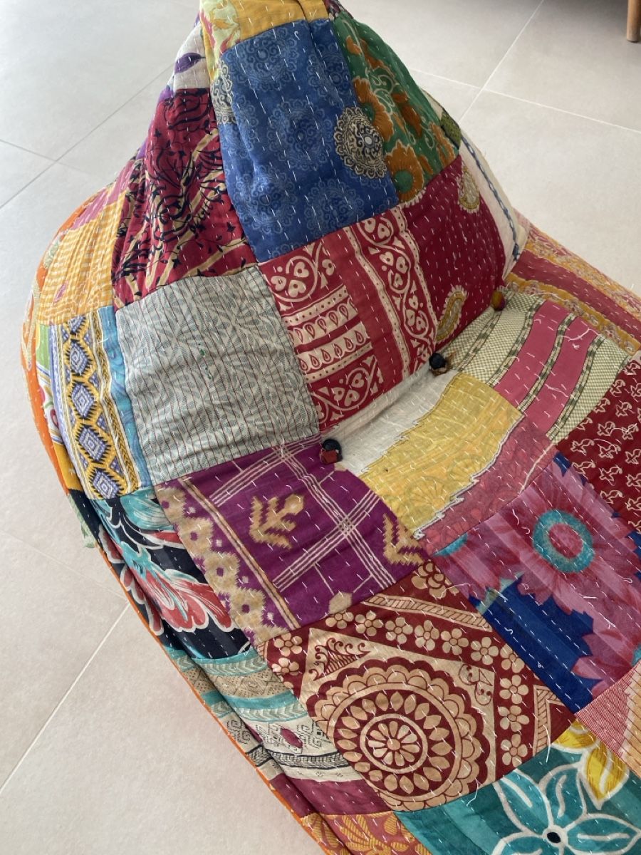 Sessel: Sitzsack Patchwork bunt sehr guter Zustand – Gebraucht aus Seuzach von adm_ck2w 1