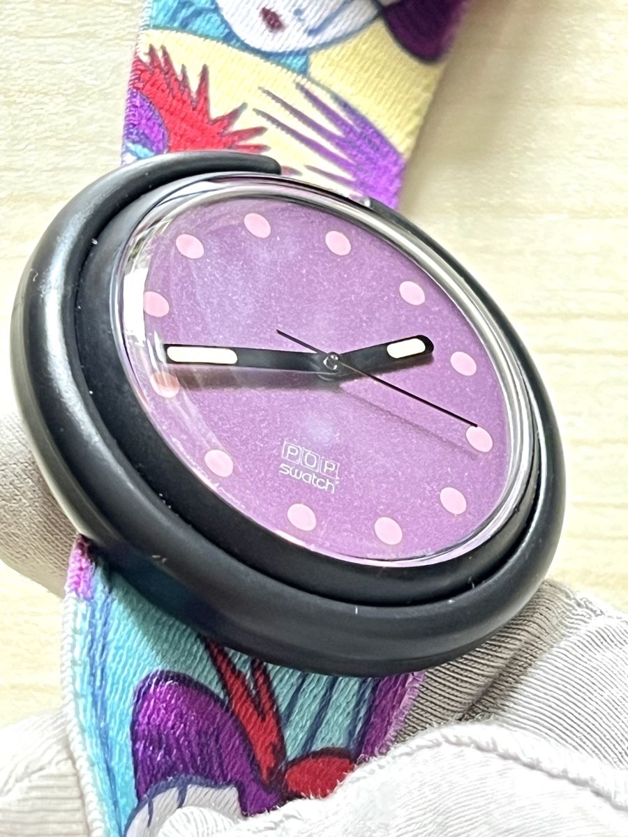 Swatch Orologi: Swatch POP Uhr mit buntem Band  – Usato da Grenchen venduto da chththl 2