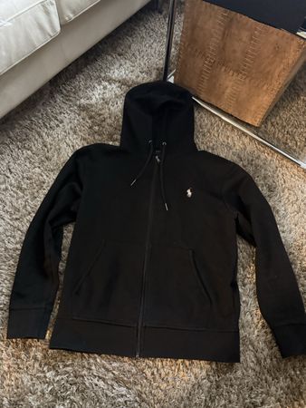 Polo ralph lauren hoodie sweater zipper pullover schwarz 