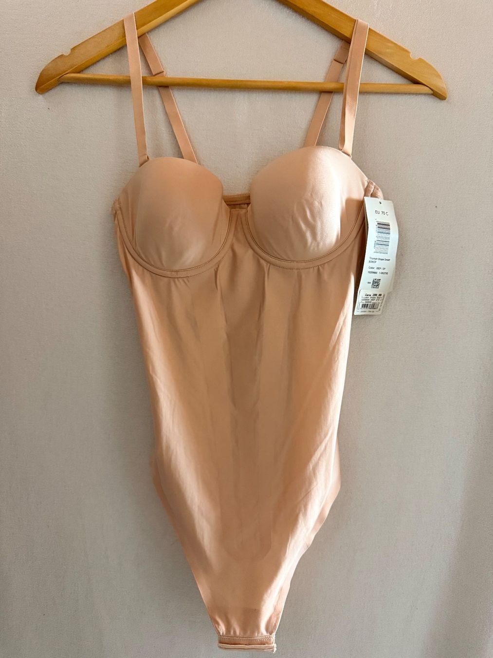 Triumph Altra biancheria intima: TRIUMPH, Body SHAPE SMART, Grösse 70C, Farbe Nude – Nuovo e nell'imballaggio originale da Rudolfstetten venduto da gst_g7xl