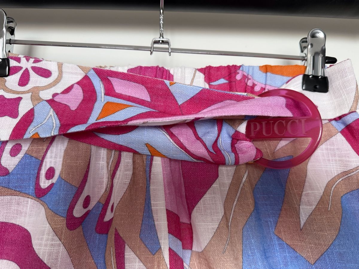 Emilio Pucci Pantaloni: Pucci Beach Shorts Leinen – Nuovo (secondo la descrizione) da Kilchberg ZH venduto da Shiraz3 1