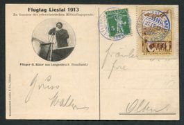 Vorläufer VIII Liestal auf offizieller Karte, ZS 1'200.00