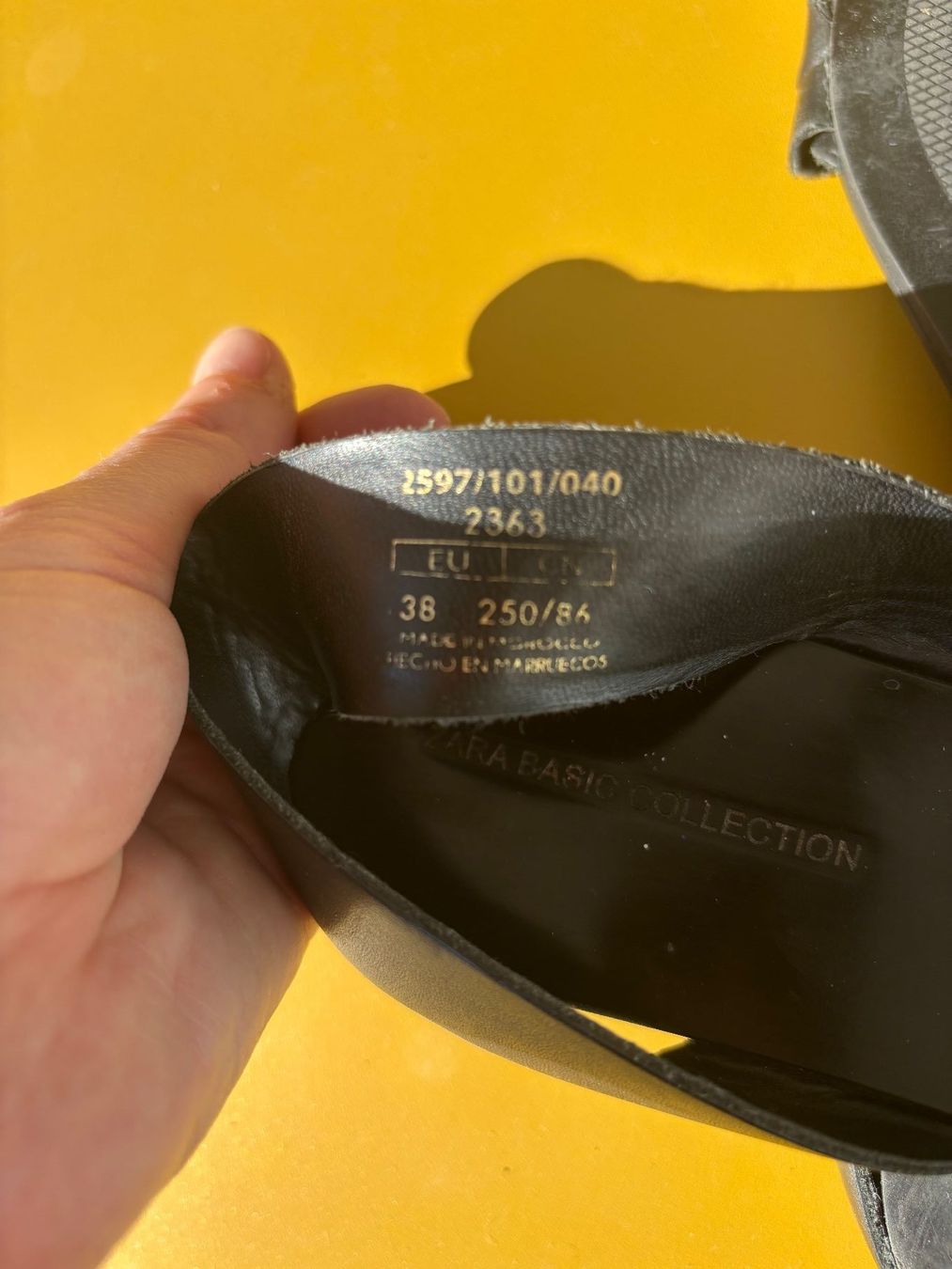 Zara Scarpe da donna: ZARA schwarze Sandale Gr. 38 – Usato da Zürich venduto da missmodernage 8